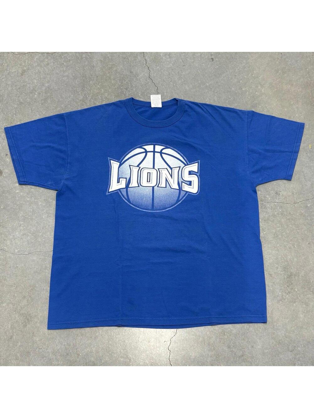 Russell Athletic Detroit Lions Logo T Shirt